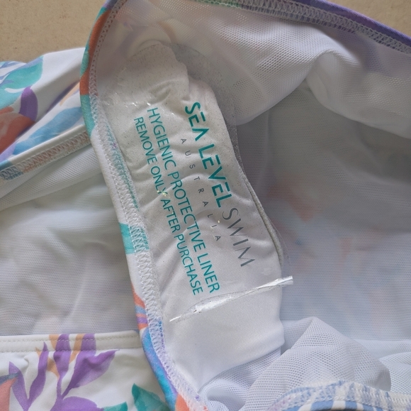 Sea Level NWT Botanica Mid rise Bikini Bottoms Size 10 - Picture 6 of 7